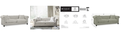 Martha Stewart Collection CLOSEOUT! Saybridge 92" Fabric Roll Arm Sofa, Created for Macy's